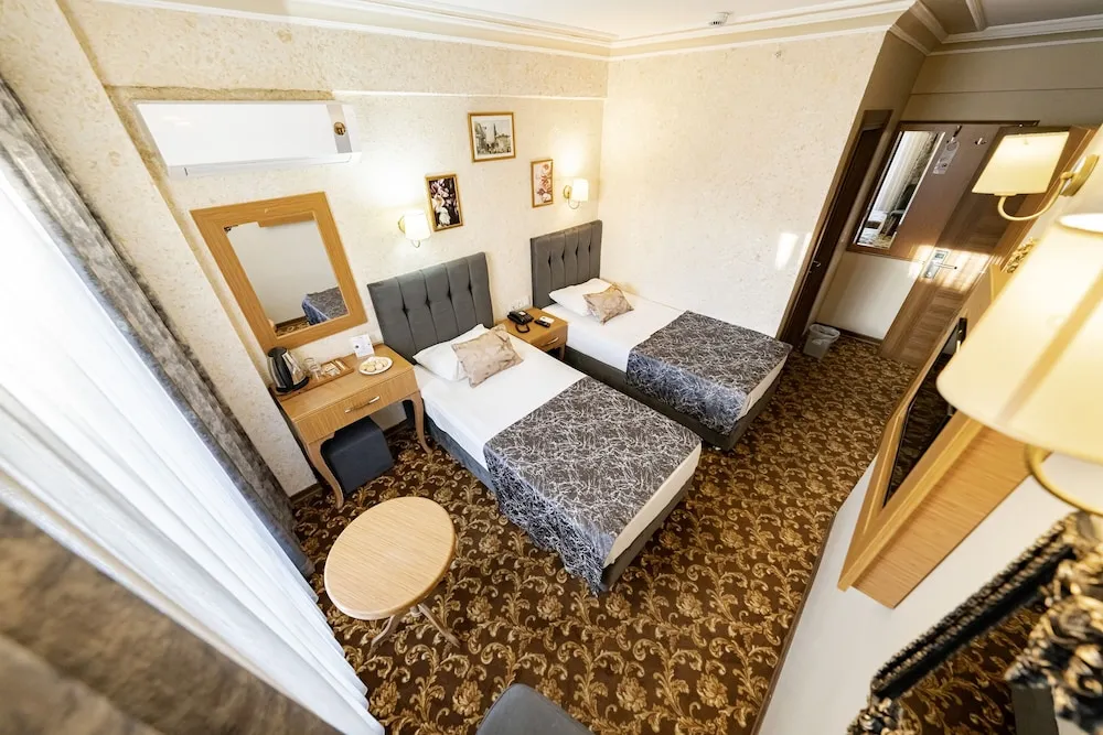 Standard Room with City View and French Balcony (Twin Bed)