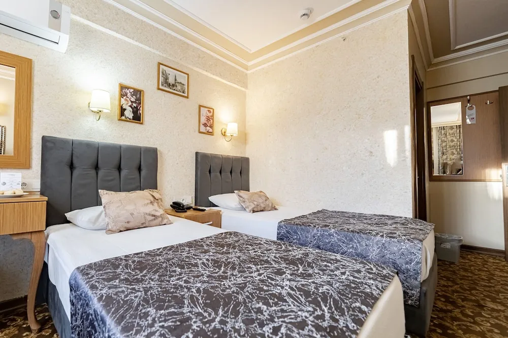 Standard Room with City View and French Balcony (Twin Bed)