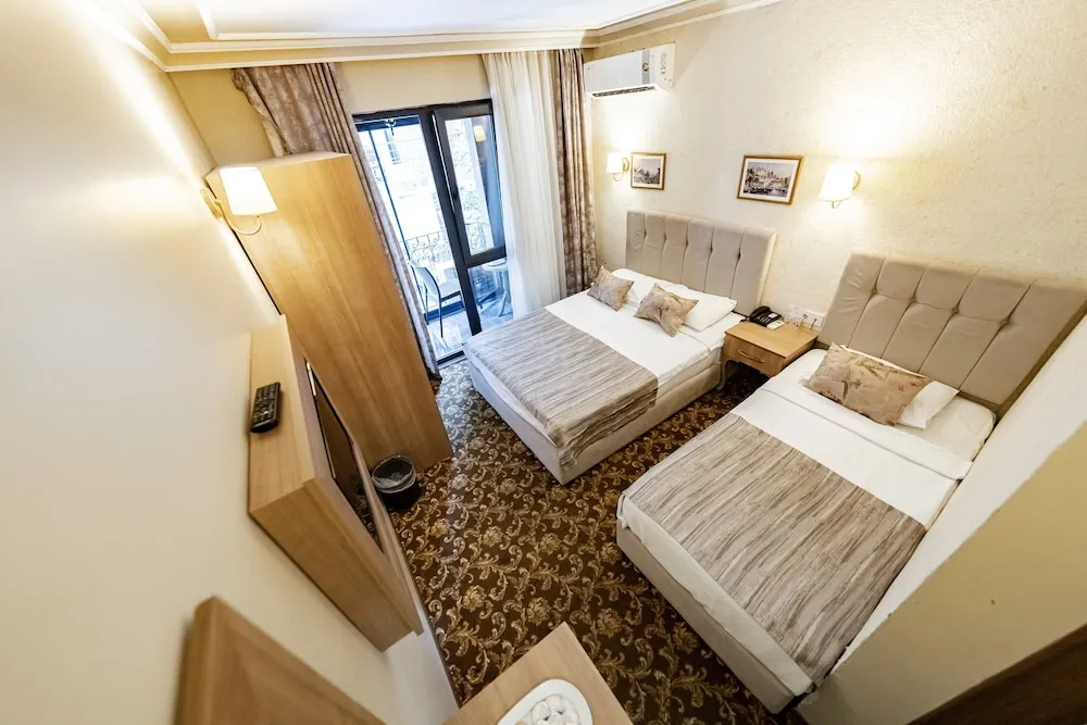 Standard Room with City View and French Balcony (Twin Bed)