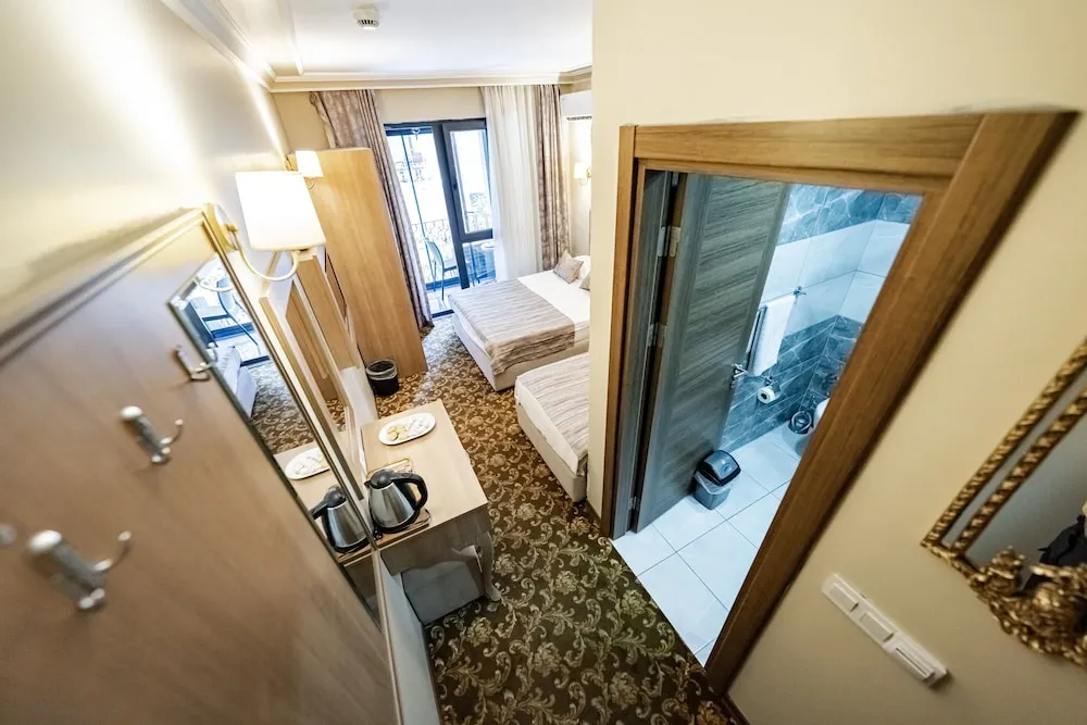 Standard Room with City View and French Balcony (Twin Bed)