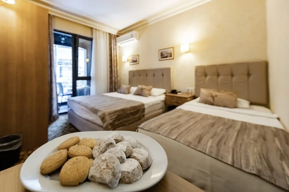 Standard Room with City View and French Balcony (Twin Bed)