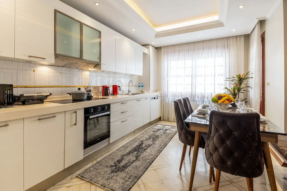 Deluxe Apart Daire, 3 Yatak Odası, Balkon, Havuz Manzaralı
