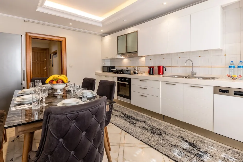 Deluxe Apart Daire, 3 Yatak Odası, Balkon, Havuz Manzaralı