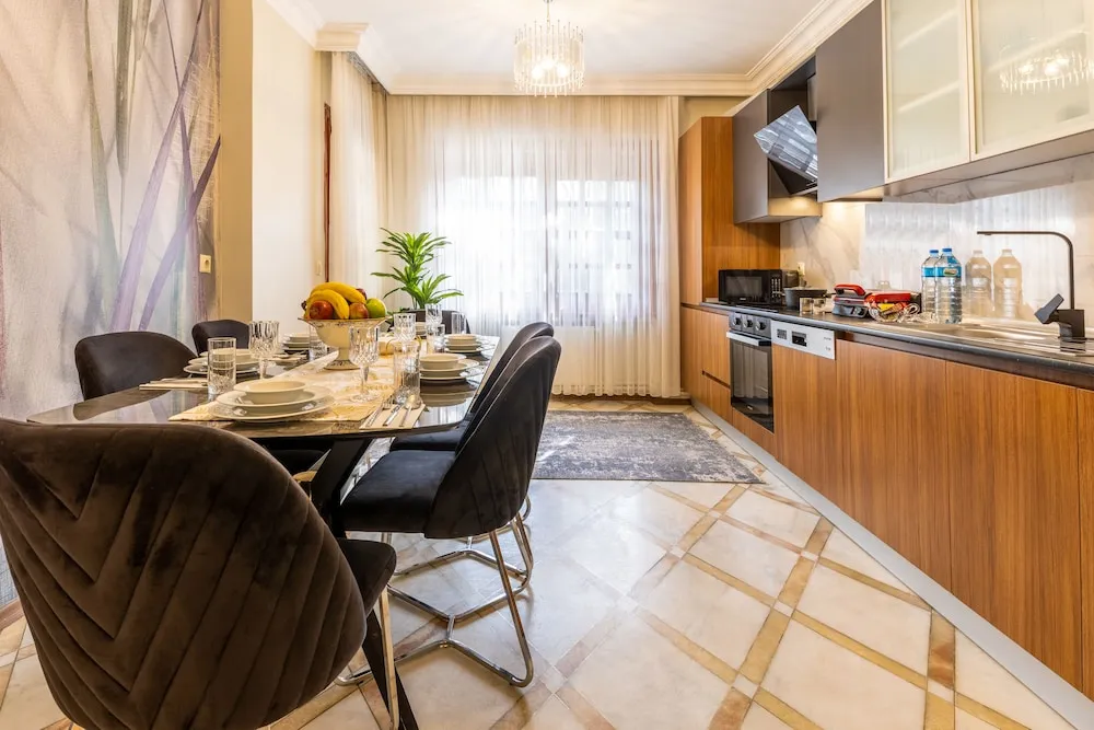 Deluxe Apart Daire, 3 Yatak Odası, Balkon, Havuz Manzaralı
