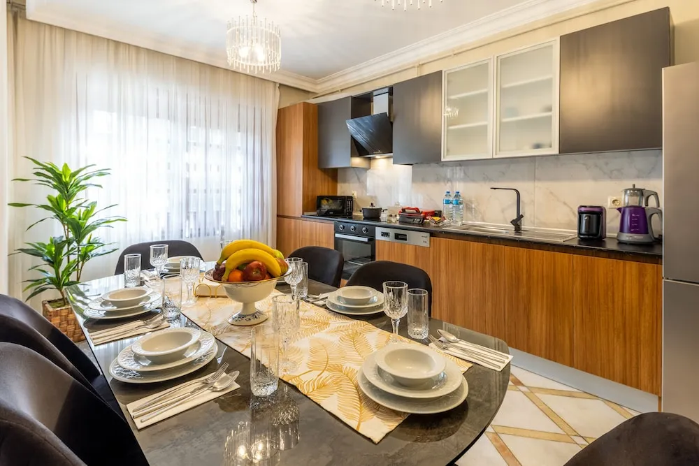 Deluxe Apart Daire, 3 Yatak Odası, Balkon, Havuz Manzaralı