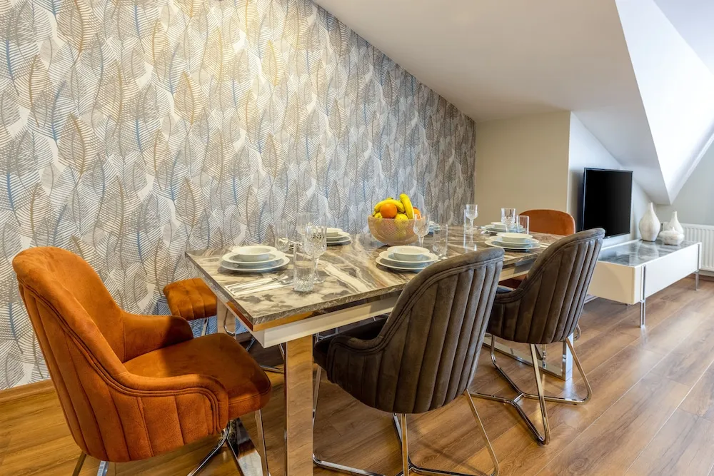 Luxury Apart Daire, 3 Yatak Odası, Teras, Havuz Manzaralı