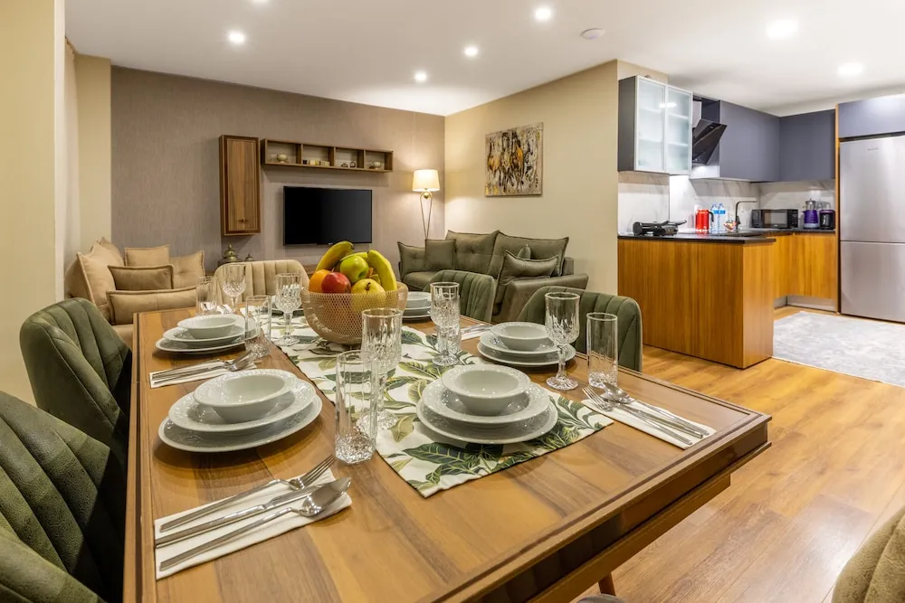 Deluxe Apart Daire, 2 Yatak Odası, Bahçe Manzaralı