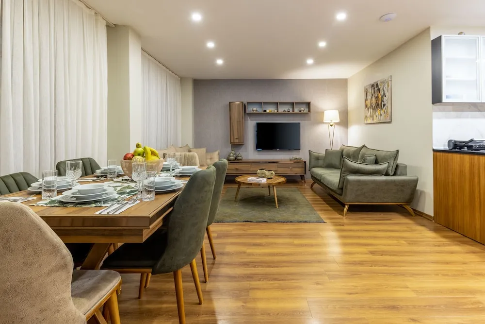 Deluxe Apart Daire, 2 Yatak Odası, Bahçe Manzaralı