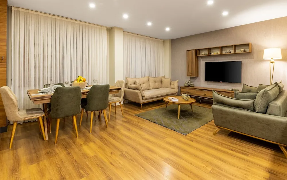 Deluxe Apart Daire, 2 Yatak Odası, Bahçe Manzaralı
