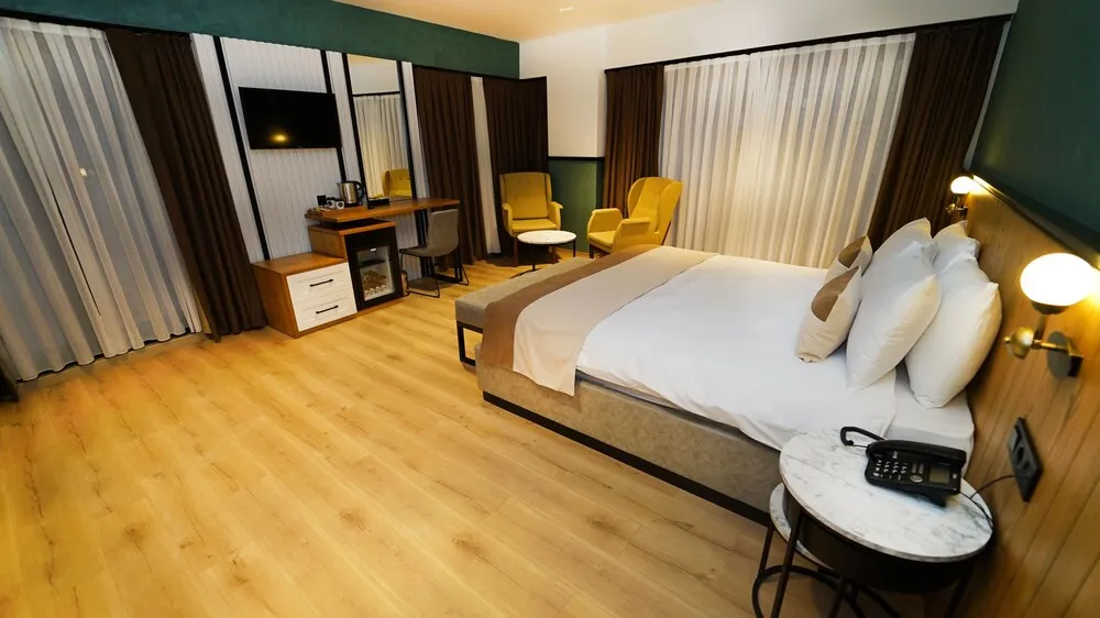 Deluxe Üç Kişilik Oda, Sıcak Su Küveti