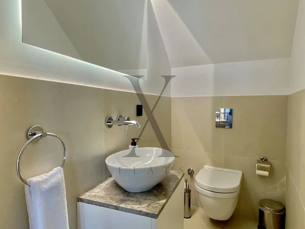 Deluxe Çatı Katı Süiti (Penthouse), 2 Yatak Odası, Balkon/Veranda, Deniz Manzaralı
