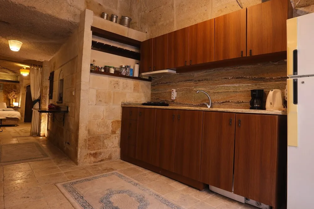Cave Apartment, Kitchen, Washing Machine