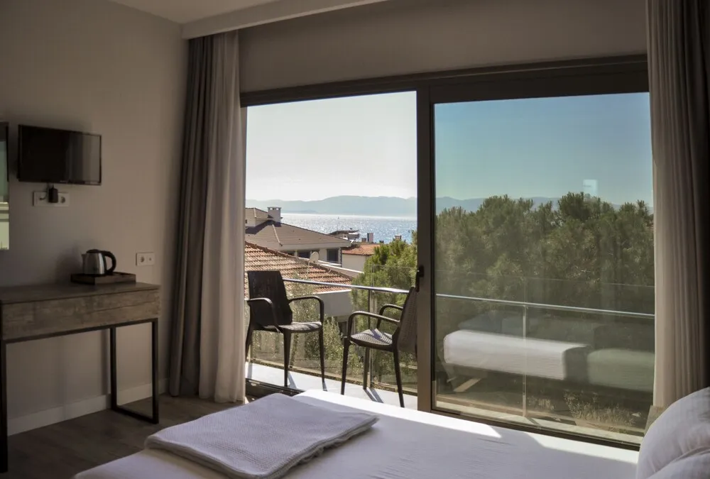 Standard Oda, 1 Çift Kişilik Yatak, Deniz Manzaralı, Denize Bakan