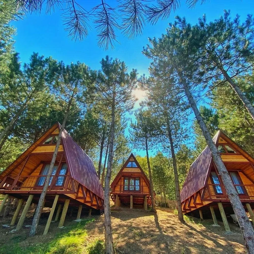 Bungalov, Balkon, Dağ Manzaralı