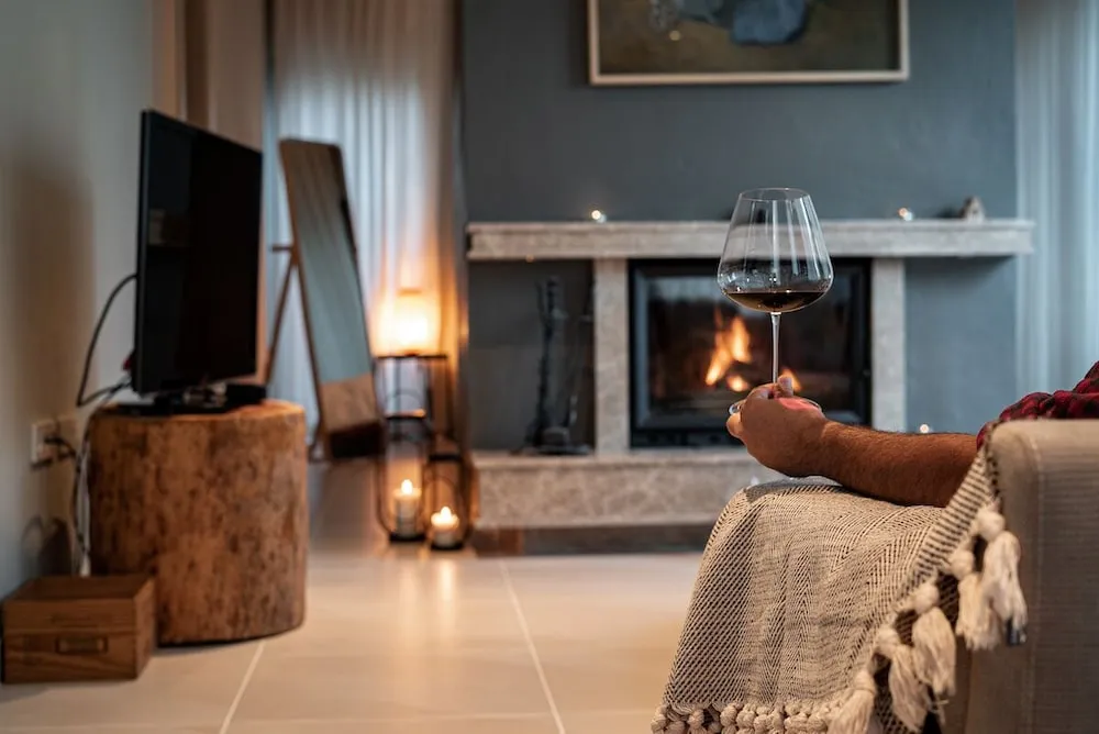 Presidential Oda, Şömine, Deniz Manzaralı