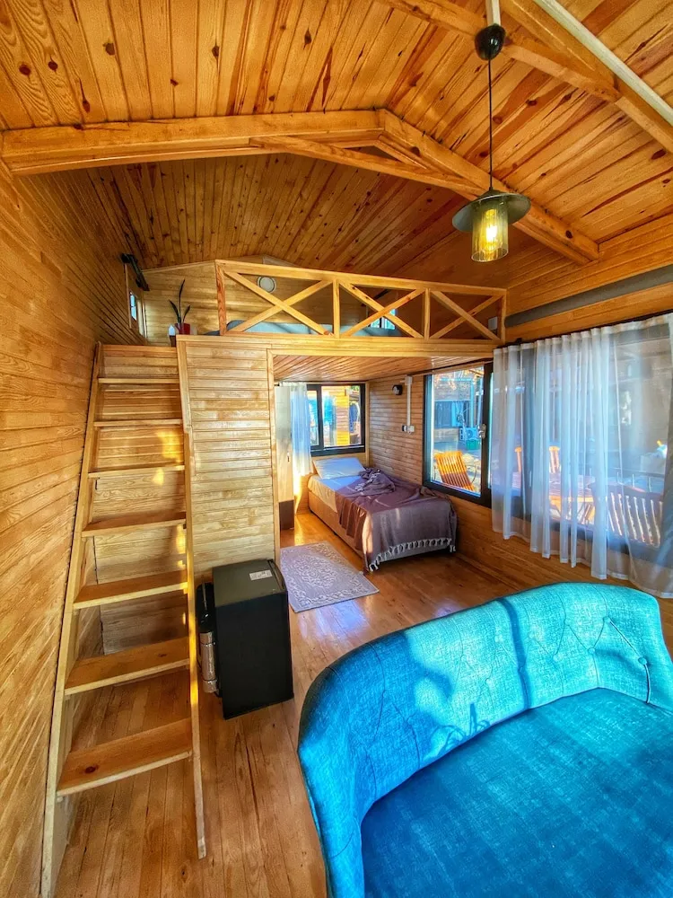 Deluxe Bungalov, Şömine, Denize Sıfır