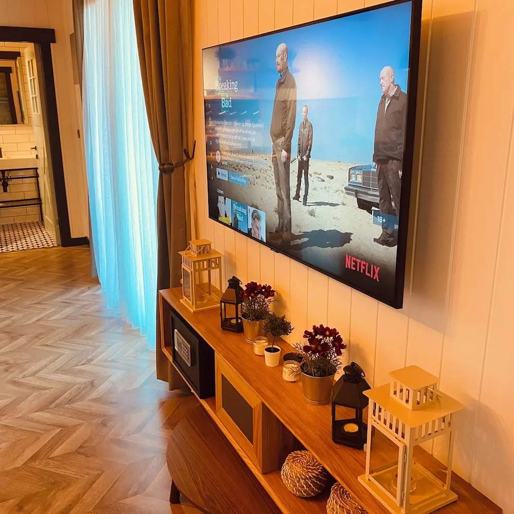 Family Dağ Evi, Kişiye Özel Havuzlu, Kısmi Deniz Manzaralı