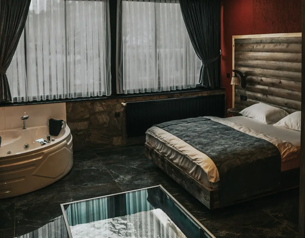 Luxury Oda, 1 En Büyük (King) Boy Yatak, Dağ Manzaralı