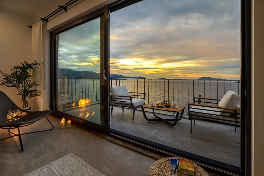 Deluxe Apart Daire, 1 Büyük (Queen) Boy Yatak, Sigara İçilmez, Deniz Manzaralı