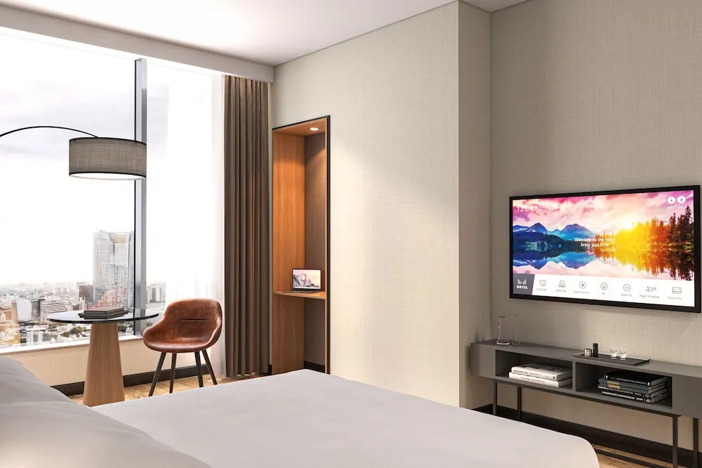 Deluxe Oda, 1 En Büyük (King) Boy Yatak ve Çekyat, Sigara İçilmez, Şehir Manzaralı