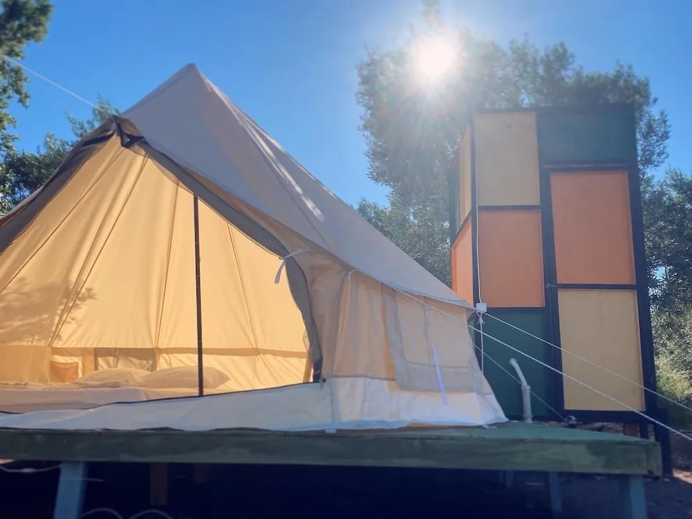 Comfort Çadır, 1 Çift Kişilik Yatak, Özel Banyo, Avlu Manzaralı