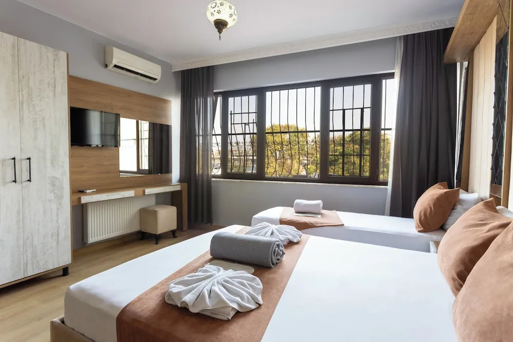 Classic Dört Kişilik Oda, Birden Çok Yatak, Şehir Manzaralı