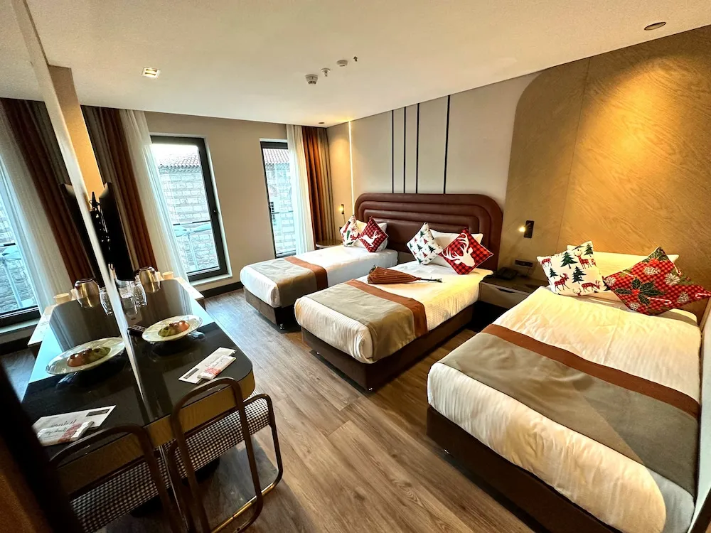 Deluxe Üç Kişilik Oda, 3 Tek Kişilik Yatak