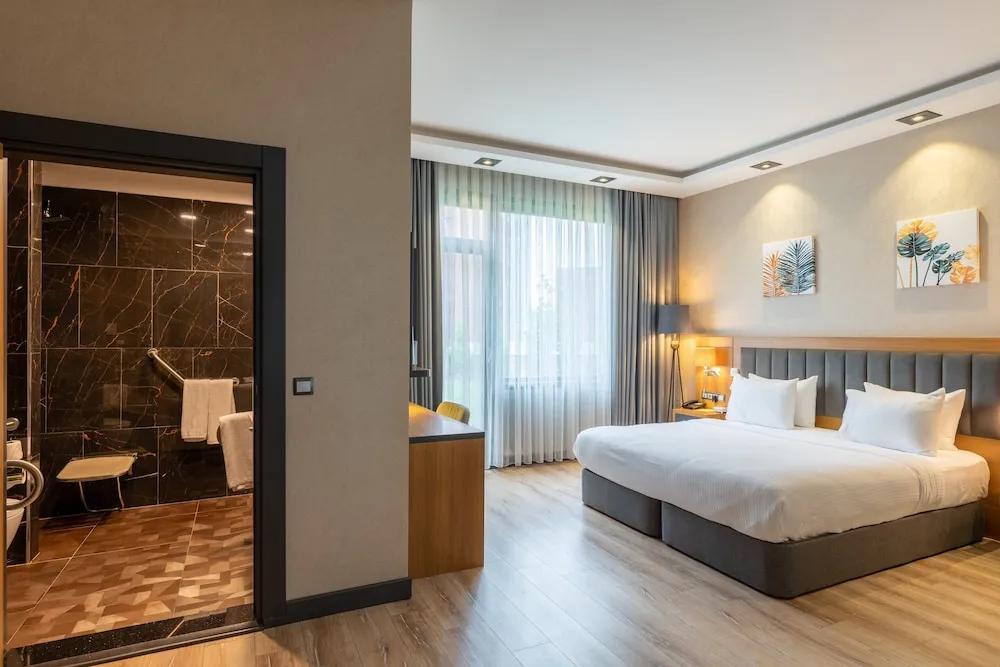 Premium Oda, 1 En Büyük (King) Boy Yatak, Engellilere Uygun, Sigara İçilebilir