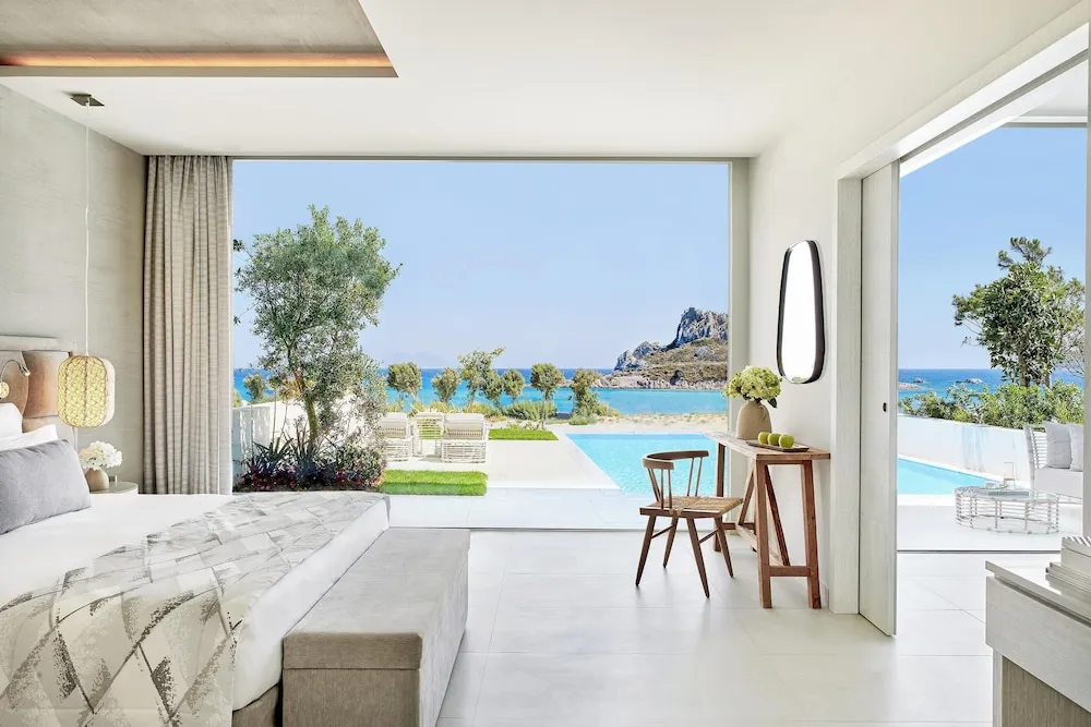 Deluxe Bungalov, 1 Yatak Odası, Denize Sıfır