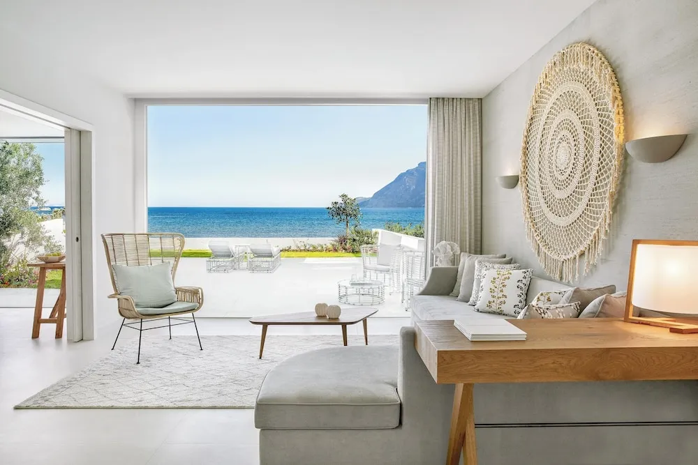 Deluxe Bungalov, 1 Yatak Odası, Denize Sıfır