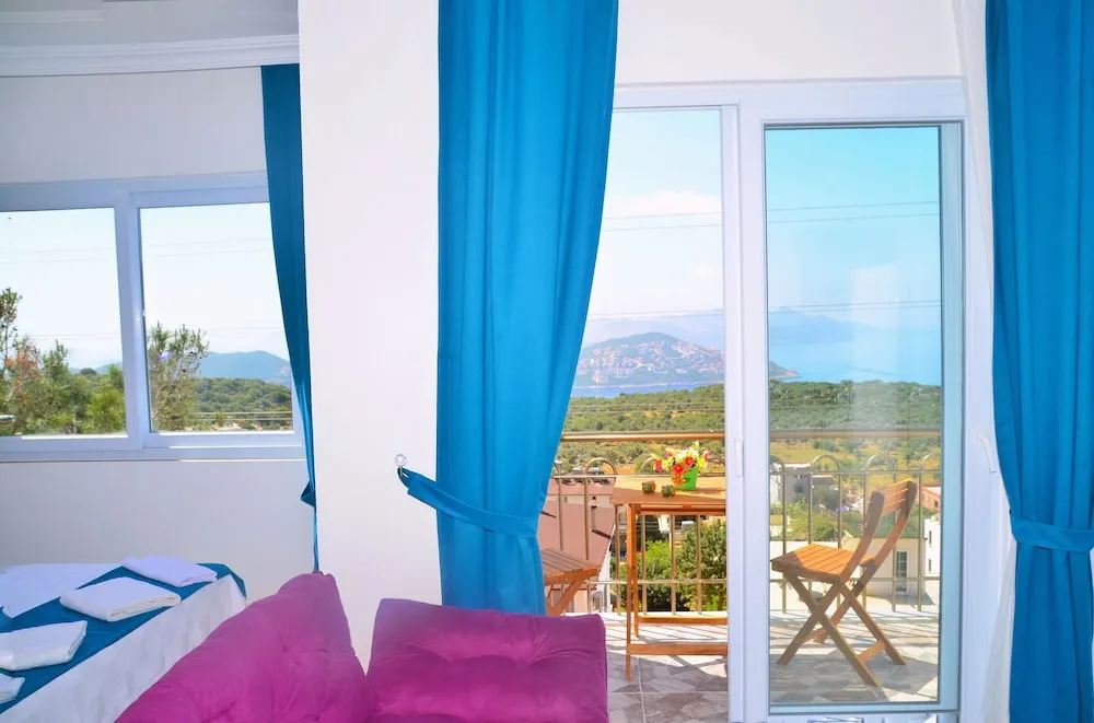 Economy Stüdyo, 1 Çift Kişilik Yatak, Balkon, Deniz Manzaralı