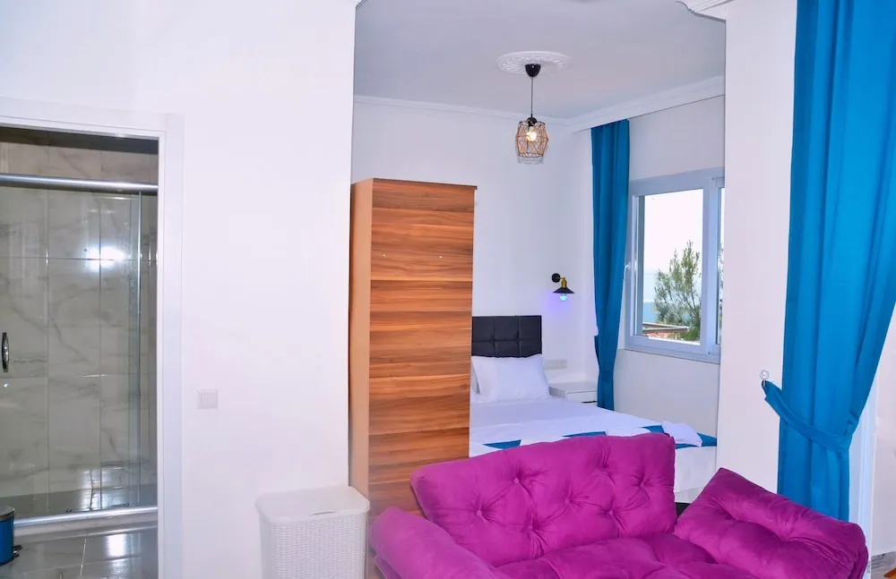Economy Stüdyo, 1 Çift Kişilik Yatak, Balkon, Deniz Manzaralı