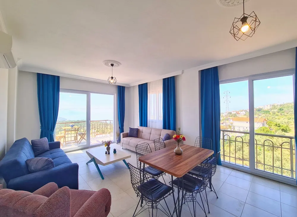 Deluxe Stüdyo, 1 Büyük (Queen) Boy Yatak ve Çekyat, Balkon/Veranda, Deniz Manzaralı