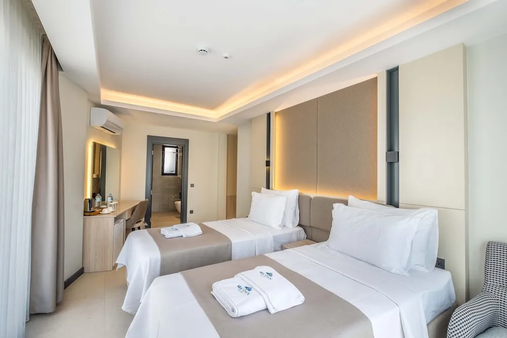Deluxe İki Ayrı Yataklı Oda, Birden Çok Yatak, Balkon, Şehir Manzaralı