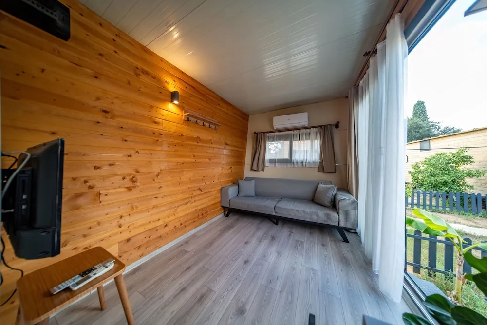 Bungalov, 1 Çift Kişilik Yatak ve Çekyat, Sigara İçilmez