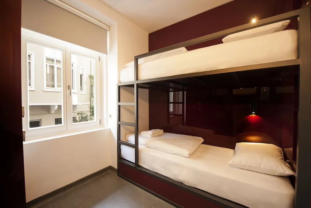 Bed in 4-Bed Standard Dormitory Room with Private Bathroom and Shared WC