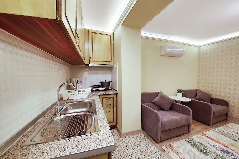 Family Dört Kişilik Oda, Mutfak, Ek Bina