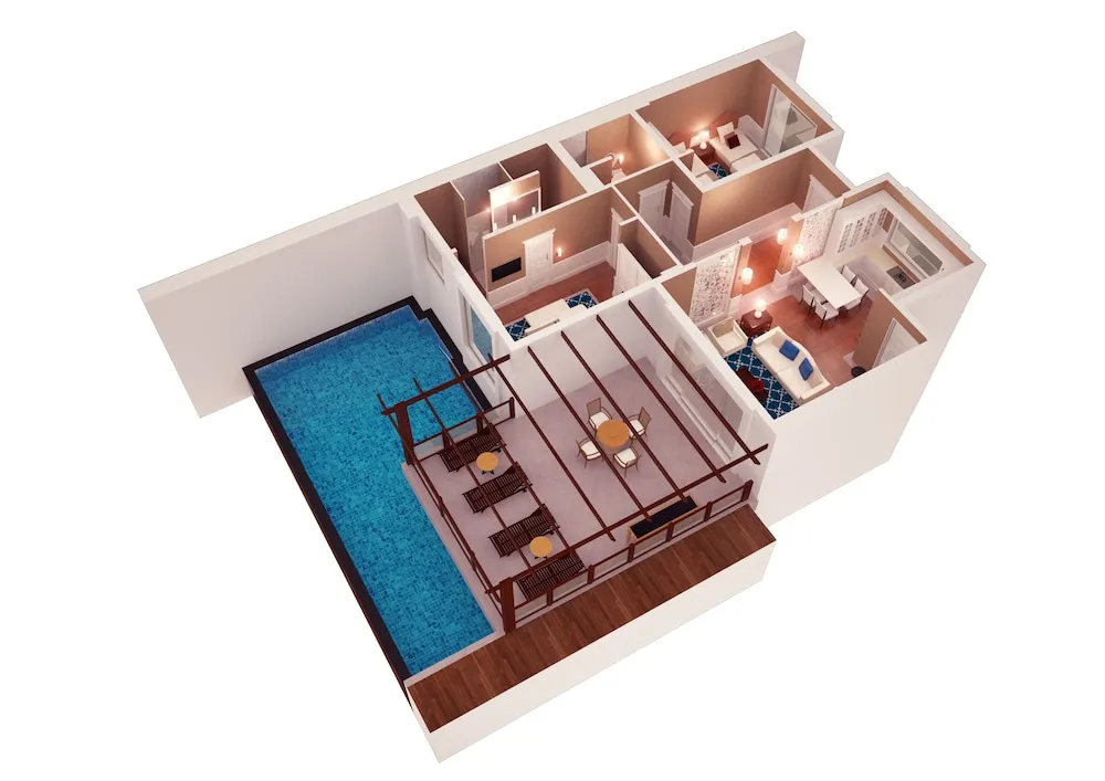 Villa, 2 Yatak Odası