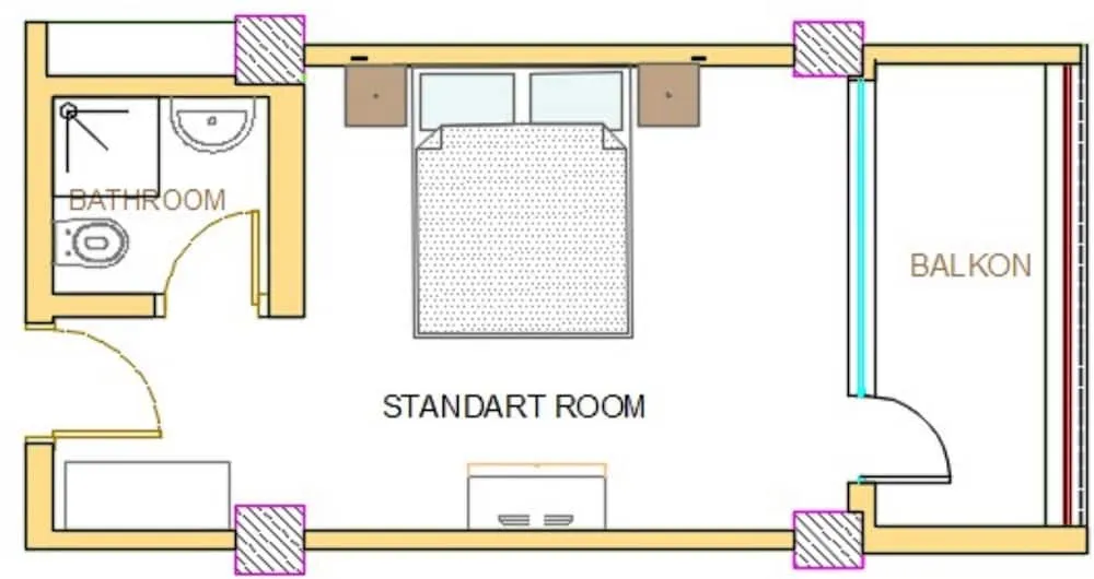 Standard Oda, Deniz Manzaralı