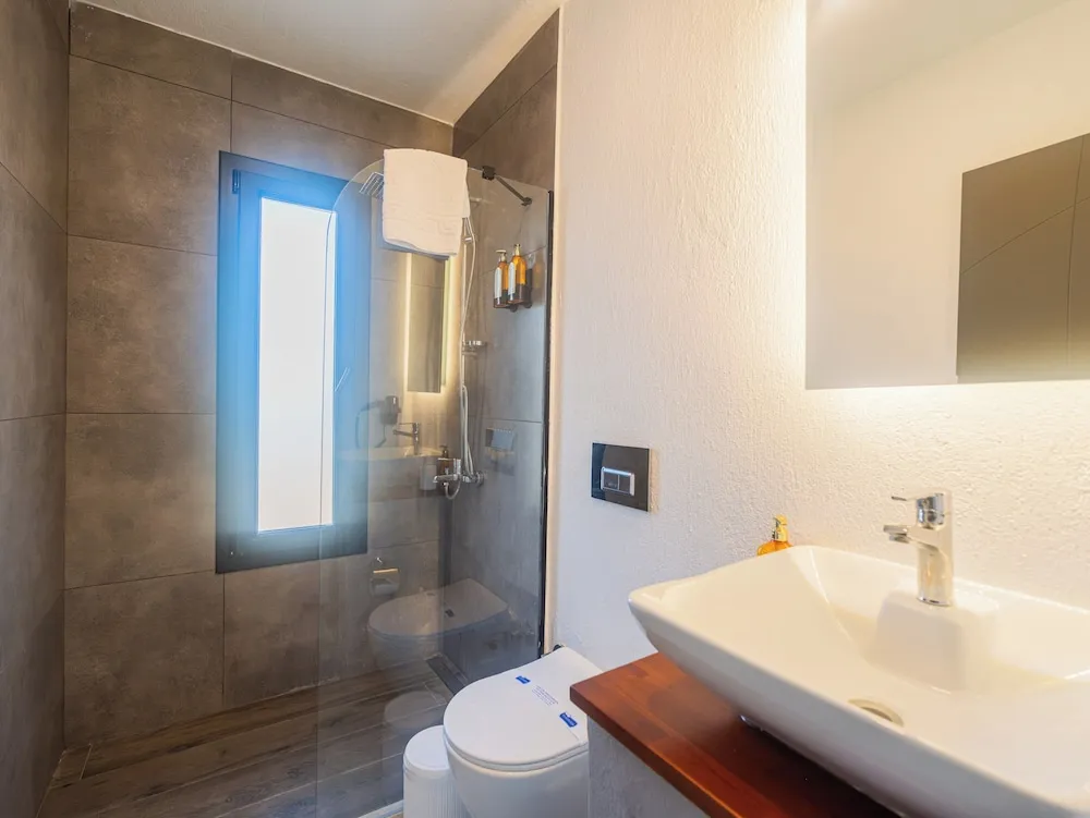 Deluxe Tek Büyük Yataklı Oda, Balkon, Bahçe Manzaralı