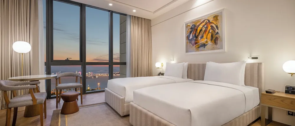 Deluxe Oda, 2 Tek Kişilik Yatak, Balkon