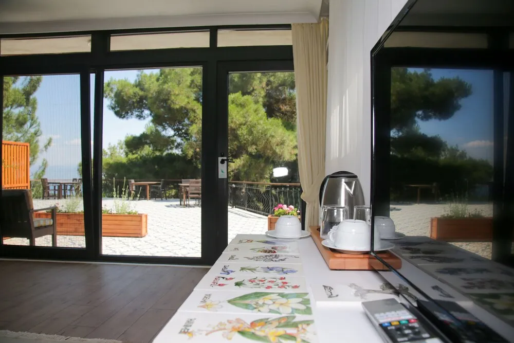 Deluxe Tek Büyük Yataklı Oda, Kısmi Deniz Manzaralı
