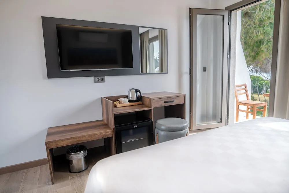 Deluxe Tek Büyük Yataklı Oda, Havuz Manzaralı