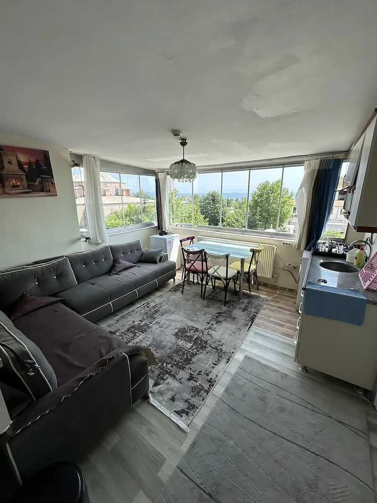 Deluxe Apart Daire, Mutfak, Deniz Manzaralı