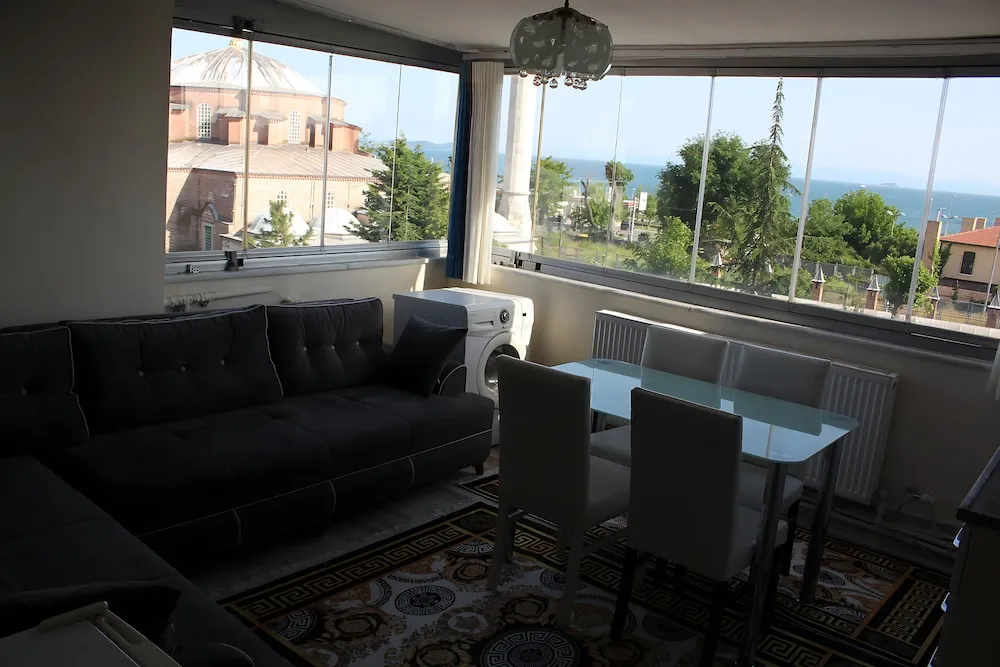 Deluxe Apart Daire, Mutfak, Deniz Manzaralı