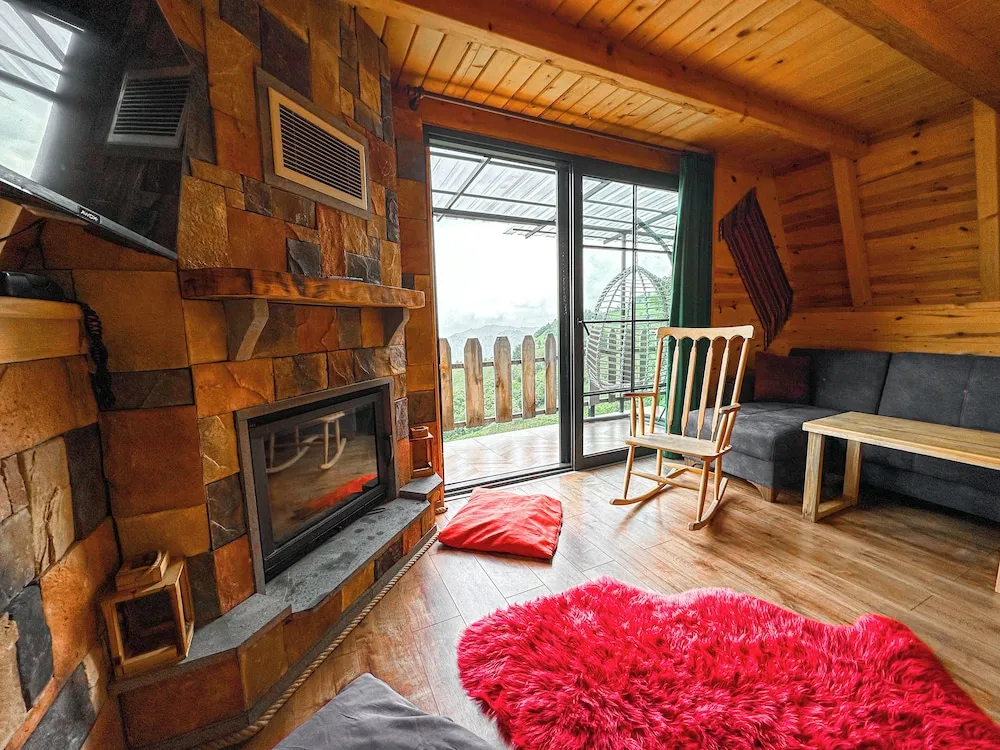 Lüx Şömineli Bungalow-13