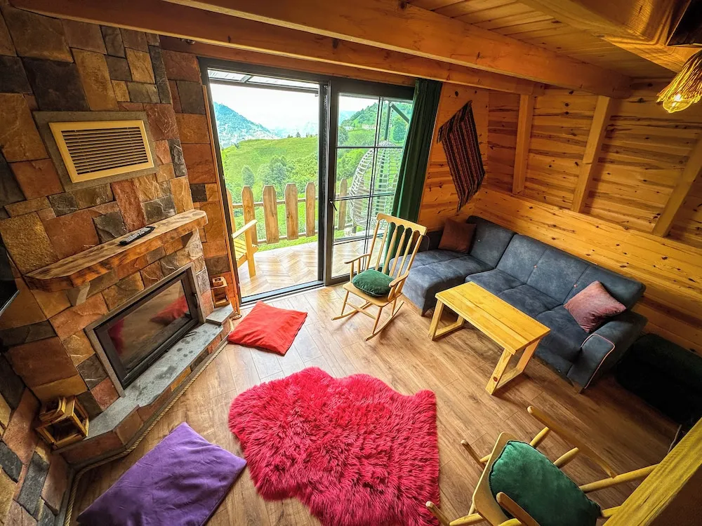 Lüx Şömineli Bungalow-13