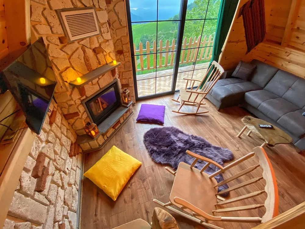 Lüx Şömineli Bungalow-14