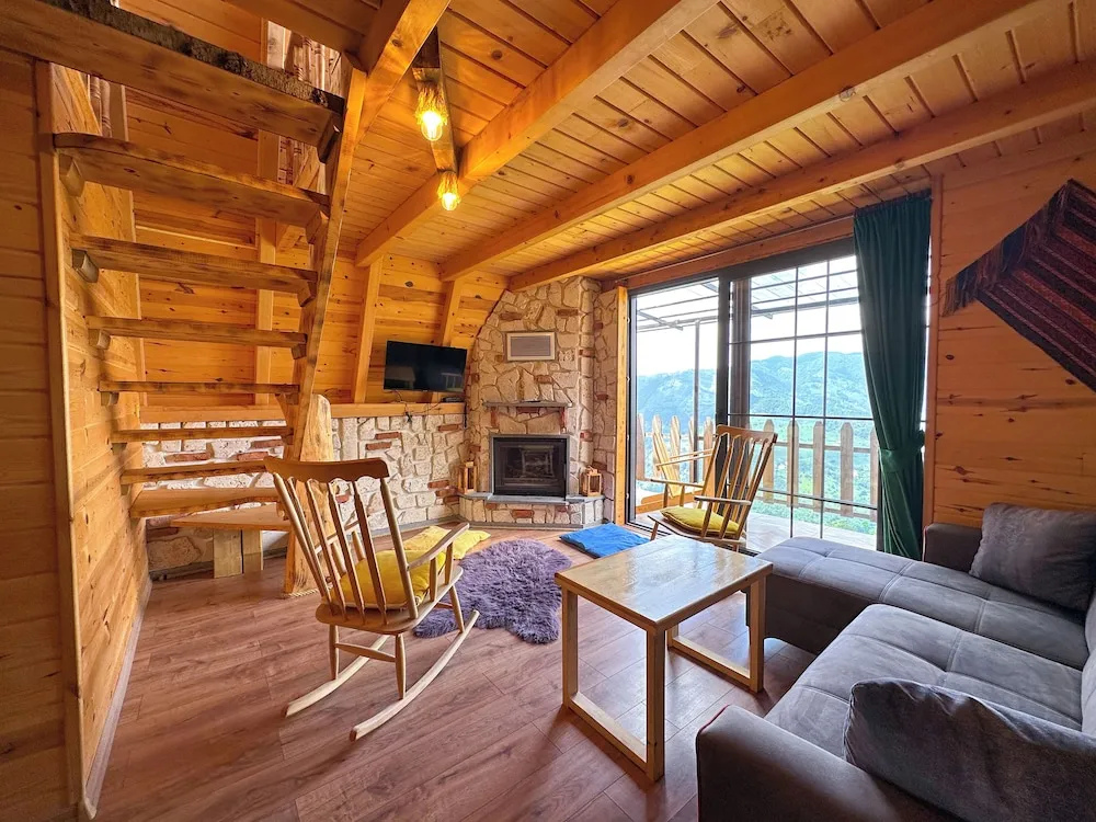 Lüx Şömineli Bungalow-14