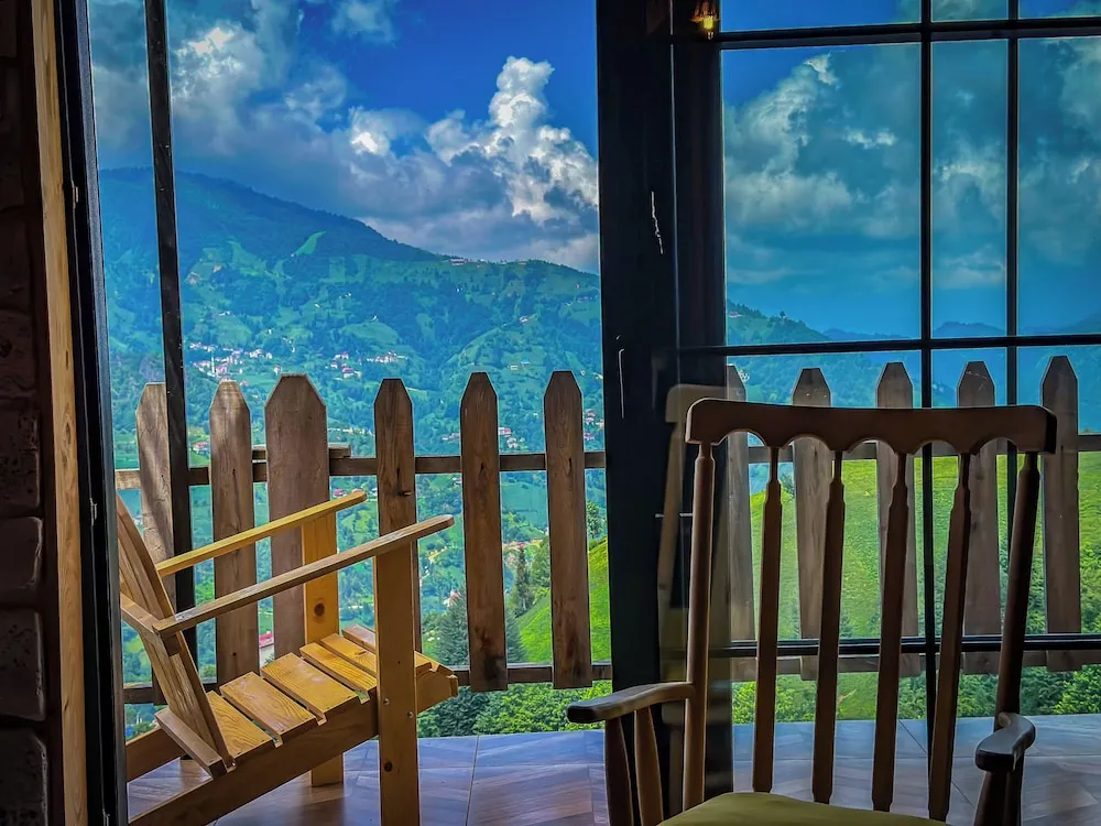 Lüx Şömineli Bungalow-14